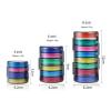 RAHBI Rainbow Fishing Main Line Box Winding Board 4-16 Axis Silicone Coil Tackle Box Portable Fishing Accessories Tool Supplies Leisurely (Color : 6.2 * 12cm) view 3