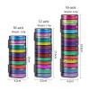 RAHBI Rainbow Fishing Main Line Box Winding Board 4-16 Axis Silicone Coil Tackle Box Portable Fishing Accessories Tool Supplies Leisurely (Color : 6.2 * 12cm) view 4