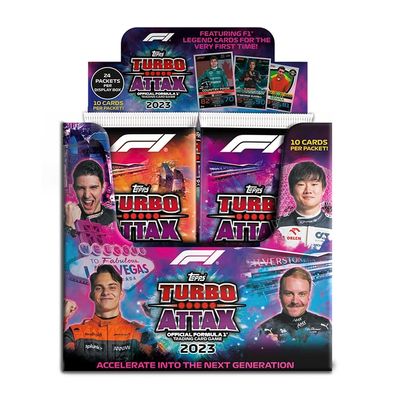 F1 Turbo Attax Trading Cards Booster Box