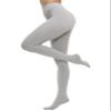 CozyWow Women's 80D Soft Opaque Tights, High Waist Solid Color Womens Tights with 30+ Colors Grey 2XL-3XL view 1