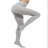CozyWow Women's 80D Soft Opaque Tights, High Waist Solid Color Womens Tights with 30+ Colors Grey 2XL-3XL view 2