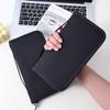 YIUWLMN Minimalist Travel Document Organizer Passport Holder Family Oxford Cloth Material Multifunctional Portable and Convenient Passport holder with zipper (Black) view 2