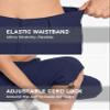 TACVASEN Women's Cargo Capris Hiking Pants Waterproof Lightweight Quick Dry Travel Outdoor Knee Length Shorts 5 Pockets Summer Navy S view 4