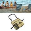 Beach Armrest Side Beach Armrest Side Chair Tote Bag Multi Pockets For Organizer Beach Lounge For Camping view 2