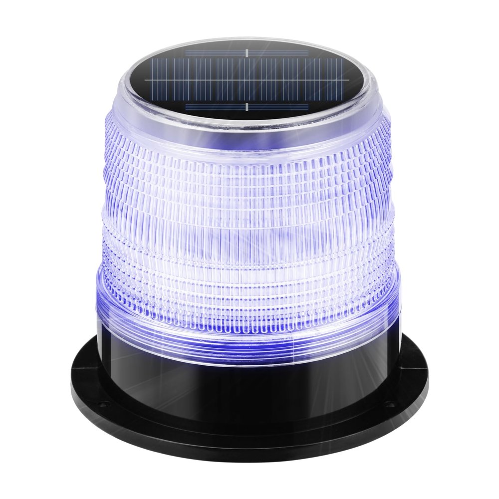 Night Predator Deterrent, Briidea Solar Predator Control Light with Batteries, 360 Highlighting LED Bright to 1.6KM Away, Automatic Turn On at Night, Protect Crops and Poultry