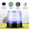 Night Predator Deterrent, Briidea Solar Predator Control Light with Batteries, 360 Highlighting LED Bright to 1.6KM Away, Automatic Turn On at Night, Protect Crops and Poultry view 2