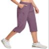 TACVASEN Women's Cargo Capris Hiking Pants Lightweight Waterproof Golf Long Shorts Outdoor Casual Summer 5 Pockets Lotus Root Pink 2XL view 1