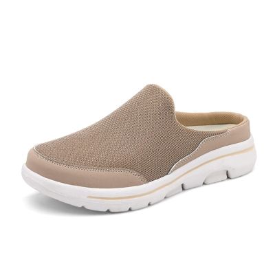 DHAEY Meaboots Men's Comfort Breathable Support Sports Sandals Low Top Hollow-Out Mesh Loafers Non Slip Thick Couple Beach Sandals