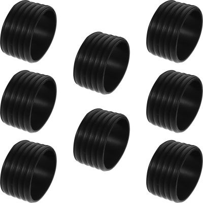 BESPORTBLE 8pcs Silicone Racket for Tennis and Badminton Overgrips for Enhanced Moisture Absorption Flexible Grip Protectors for Active Players