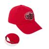 Desert Cactus Jacksonville State University Baseball Hat Gamecocks JSU Jax State Brimmed Embroidered Hats Cap Adjustable Cloth Strap Adult (Style A) Red view 1