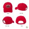 Desert Cactus Jacksonville State University Baseball Hat Gamecocks JSU Jax State Brimmed Embroidered Hats Cap Adjustable Cloth Strap Adult (Style A) Red view 3