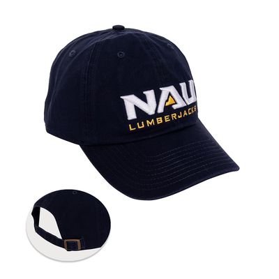 Desert Cactus Northern Arizona University Baseball Hat Lumberjacks NAU Brimmed Embroidered Cap Adjustable Cloth Strap Adult (Style A) Blue