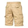 Big and Tall Mens Cargo Shorts Shorts for Men Casual Summer Elastic Waist Cargo Shorts with Pockets Classic Fit Camouflage 5 Inch Inseam Shorts Linen Shorts for Women 7 Inch Inseam Khaki M view 4