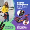 Skidee Kick Scooter for Kids Ages 6-12 - Large Sturdy Wheels, Anti-Shock Suspension with Adjustable Handlebar Up to 41" High - Foldable, Lighweight Scooters for Kids, Teens & Adult, Max Load 220 Lbs view 4