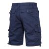 11 Inch Inseam Shorts Men Cotton Shorts Men 2023 Casual Classic Fit Multi Pocket Cargo Shorts Outdoor Fashion Pleat Front Linen Shorts Shorts with Zipper Pockets Men Navy M view 4