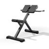 45-Degree Hyperextension Roman Chair - Adjustable Height and Back, Sturdy and Comfortable - Glute, Hamstring, and Ab Workouts - Foldable Sit Up Gym Bench for Home  view 1