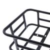 B Baosity Bike Rear Basket Luggage Rack, Waterproof Tailstock Holder Panniers, 28 inches, Stainless Steel, Black view 3