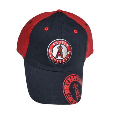 47 Anaheim Angels 2-Tone Clean Up Baseball Cap - MLB LA, Adjustable Relaxed Fit Dad Hat