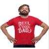5X-Large Red Mens Reel Cool Dad Funny Fishing Idea T-Shirt view 1
