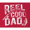 5X-Large Red Mens Reel Cool Dad Funny Fishing Idea T-Shirt view 3