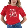 5X-Large Red Mens Reel Cool Dad Funny Fishing Idea T-Shirt view 4