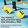 Impresa 3-Pack Spike Ball Replacement Balls - Compatible with Spikeball, Spikeball Pro Set - 3.5-Inch Yellow Inflatable Replacements & Hand Pump - Enhanced Grip & Consistent Bounce view 2