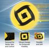 Impresa 3-Pack Spike Ball Replacement Balls - Compatible with Spikeball, Spikeball Pro Set - 3.5-Inch Yellow Inflatable Replacements & Hand Pump - Enhanced Grip & Consistent Bounce view 3