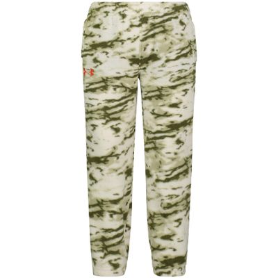 Under Armour Boys' Pull-On Jogger Sweatpants, Soft & Comfortable, Relaxed Fit, White Clay Marble, 4T
