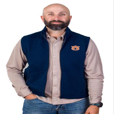 Vantage Apparel Diamond Quilted Vest, Auburn Tigers, M