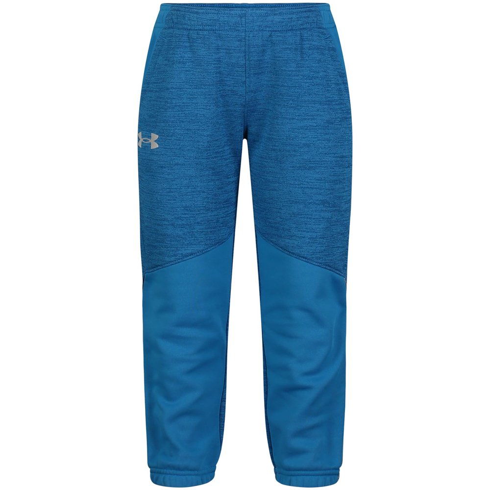 Under Armour Boys' Pull-On Jogger Sweatpants, Soft & Comfortable, Relaxed Fit, Cosmic Blue Showing, 2T