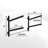 StoreYourBoard Standup Paddleboard and Surfboard Storage Rack, 2 SUP Adjustable Wall Mount System, Heavy Duty Holds 200 lbs view 3