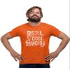 4X-Large Orange Mens Reel Cool Grandpa Funny Fishing Idea T-Shirt view 2