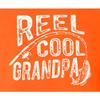 4X-Large Orange Mens Reel Cool Grandpa Funny Fishing Idea T-Shirt view 3