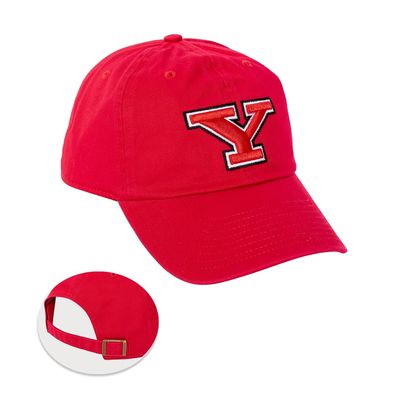 Desert Cactus Youngstown State University Baseball Hat YSU Penguins Brimmed Embroidered Hats Cap Adjustable Cloth Strap Adult (Style A) Red