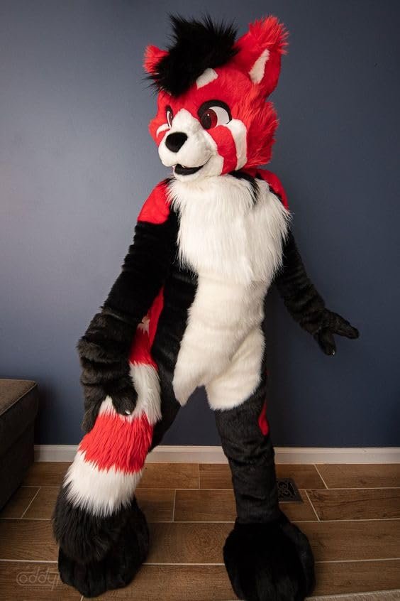 Professional Orange Fox Animal Halloween Fancy Dress Fursuit Birthday Party Mascot Costume Fursuit Furry Costume Birthday Party Fancy Dress Halloween Cosplay Birthday Party Cosplay Gift