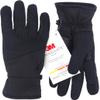 Spyder Core Conduct Gloves, Black, Size Medium, Touchscreen Compatible, Leather Palm Patch, 360 Degree Stretch, Sweater Knit Bonded view 1