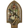 M-Tac Morale Patch Valkyrie - PVC Tactical Military Patch with Hook Fastener Backing - Patches for Vest, Backpacks, Hats (Coyote) view 1