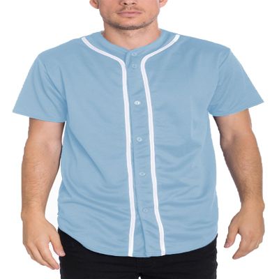 WEIV GEAR Mens Baseball Jersey Button Down Shirts Active Team Sports Uniforms