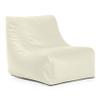 Jaxx Ponce Nautical Edition - Casual Bean Bag Seating for Boat, Yacht & Watersports - Marine Vinyl White view 1