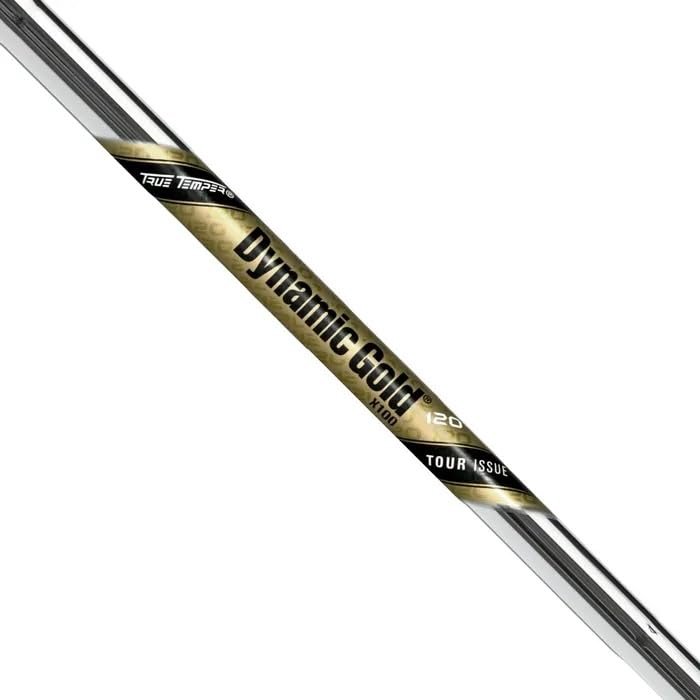 TRUE TEMPER Dynamic Gold 120 Tour Issue X100 X-Stiff Flex Iron Shafts - .355 Taper Tip (Choose Length) (38.5" 6-Iron)