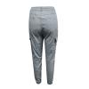 Tactical Pants for Women Skinny Stretch Cargo Pants High Waisted Straight Leg Pants Bound Feet Ripstop Cargo Trousers Gray view 4