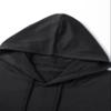 KARFE T-Shirts for Men Men Drawstring Hooded High Low Hem Tank Top Edmer (Color : Black, Size : XX-Large) view 4