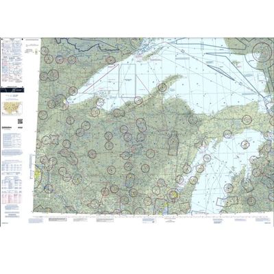 Expired FAA Green Bay Sectional Chart (SGB) - Wrapping Paper, Decoration, Training Use