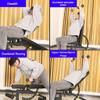 RIEJIN Adjustable Bench,Utility Weight Bench for Full Body Workout- Multi-Purpose Foldable Incline Bench (Black) view 4