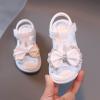 Wide Toddler Girl Sandals Girls Sandals Kids Open Toe Ankle Strap Dress Shoes Wedding Party for (White, 10 Toddler) view 2
