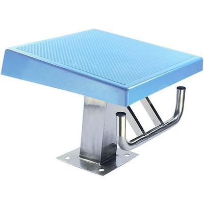 ZCBYBT Swimming Competition Jumping Platform 304 Stainless Steel Base Block Pool One Step Diving Starting Block with Backstroke Handle