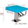 ZCBYBT Swimming Competition Jumping Platform 304 Stainless Steel Base Block Pool One Step Diving Starting Block with Backstroke Handle view 3