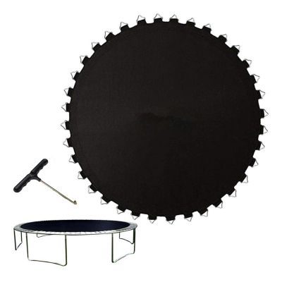 14ft 16ft Trampoline Mat, Replacement Jumping Mats for All Brands, Fits 6.5 inch 7 inch Spring, Round Trampoline Bottom Replacement (14FT/88 Buckles)