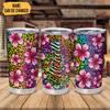 Hyturtle Personalized Gifts For Leopard Lover - Birthday Christmas - Leopard Print Custom Name Stainless Steel Tumbler 20oz With Straw Lid - Cheetah Lover Gifts For Her Women Girl Daughter Friend view 2