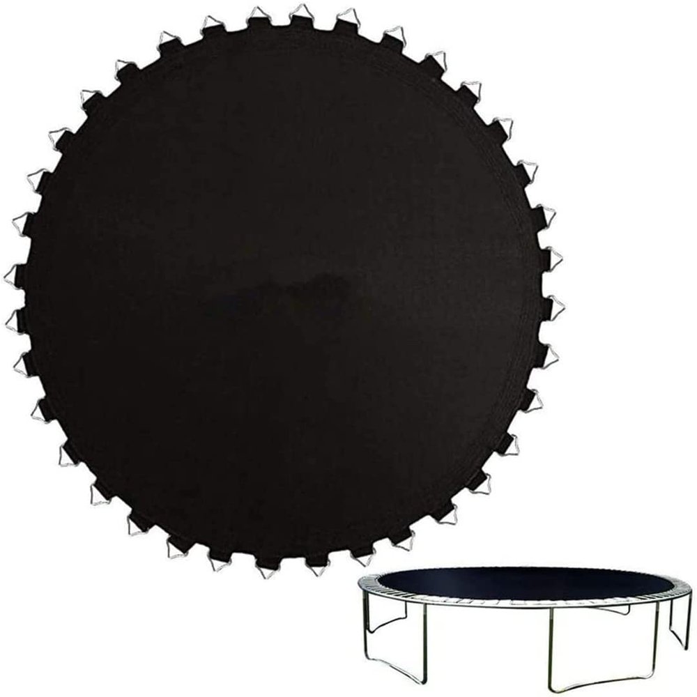 LXUKYG Replacement Trampoline Jumping Mat Round Frames Rechange Bounce Mat with V-Hooks for Round Trampoline Accessories (Size : 10FT56buckles)